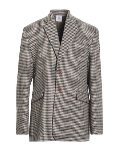 Vetements Man Suit Jacket Beige Size S Virgin Wool