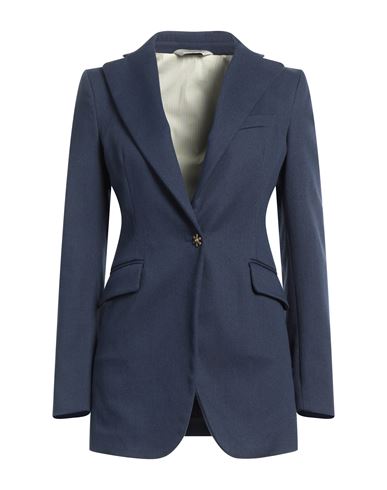 L'autre Chose L' Autre Chose Woman Suit Jacket Navy Blue Size 4 Cotton, Elastane