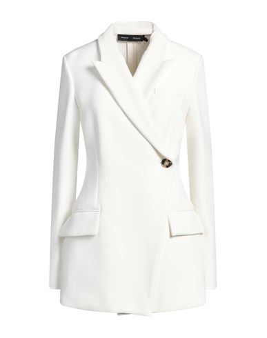 Proenza Schouler Woman Blazer White Size 6 Viscose, Elastane In White