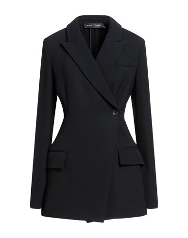 Proenza Schouler Woman Blazer Black Size 8 Viscose, Elastane