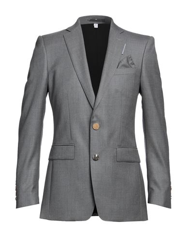 Burberry Man Suit Jacket Grey Size 40 Wool