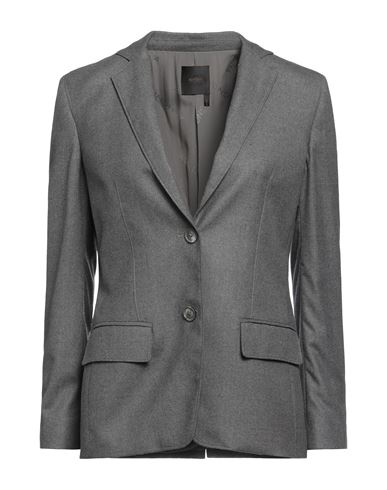 Agnona Woman Suit Jacket Grey Size 8 Wool