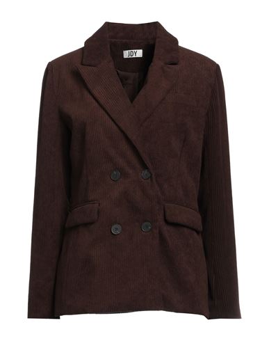Jacqueline De Yong Woman Suit Jacket Brown Size M Polyester