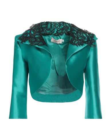 Mischalis Atelier Woman Blazer Emerald Green Size 4 Polyester, Acetate