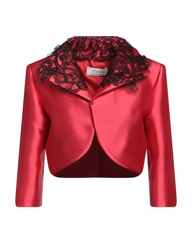 Mischalis Atelier Woman Blazer Red Size 10 Polyester, Acetate
