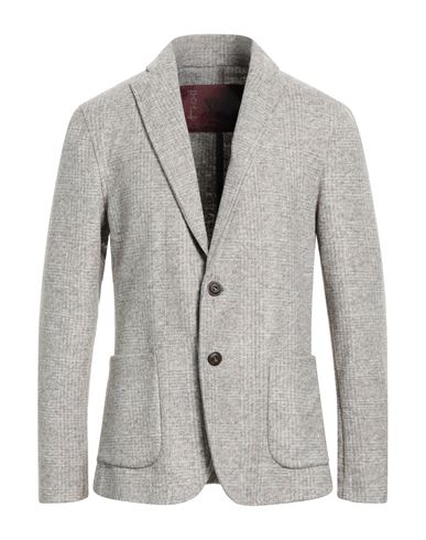 Stewart Man Blazer Light Grey Size 40 Acrylic, Polyester, Virgin Wool