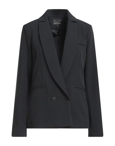 Alessia Santi Woman Suit Jacket Black Size 6 Polyester, Elastane