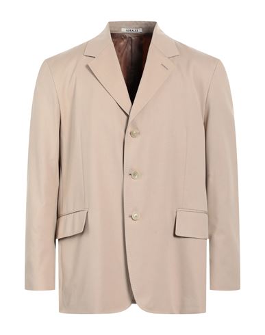 Auralee Man Suit Jacket Beige Size 5 Cotton, Wool | ModeSens