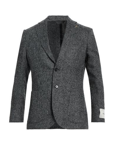 Paoloni Man Blazer Grey Size 46 Acrylic, Polyamide, Virgin Wool, Alpaca Wool, Viscose In Grey