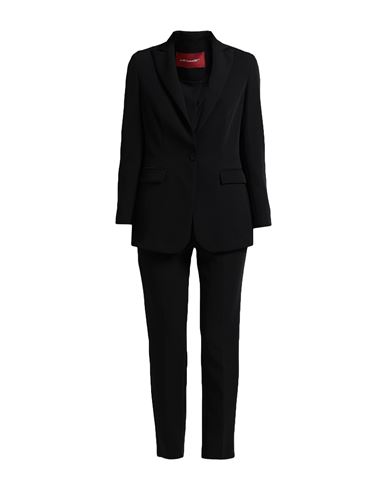 Marta Marzotto Woman Suit Black Size 8 Polyester, Elastane