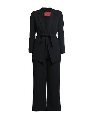 Marta Marzotto Woman Suit Black Size 8 Polyester, Elastane