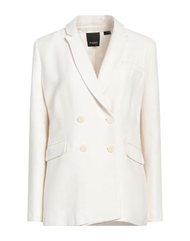Pinko Woman Suit Jacket Off White Size 6 Viscose