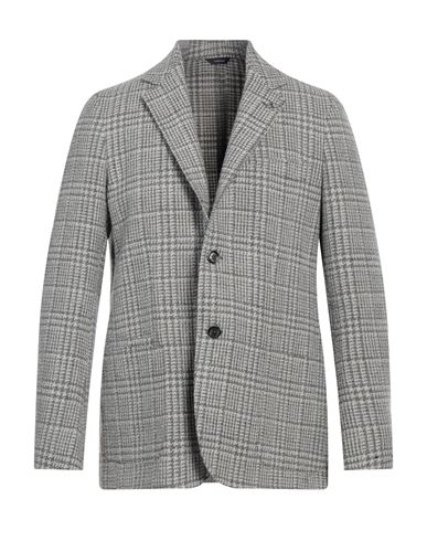 Tombolini Man Blazer Grey Size 44 Wool, Acrylic, Polyester, Polyamide