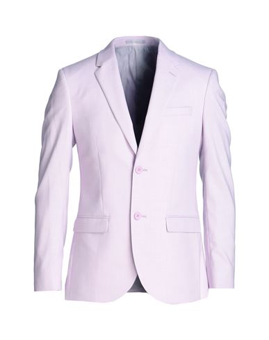 Topman Man Blazer Lilac Size 40 Polyester, Viscose, Elastane In Purple