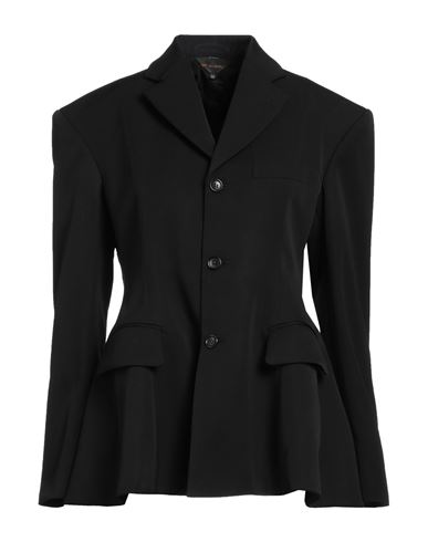 Shop Comme Des Garçons Woman Blazer Black Size M Wool