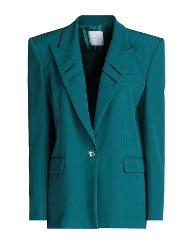 Gaelle Paris Gaëlle Paris Woman Suit Jacket Deep Jade Size 6 Polyester, Elastane In Green