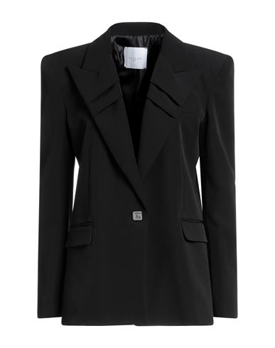 Gaelle Paris Gaëlle Paris Woman Blazer Black Size 6 Polyester, Elastane