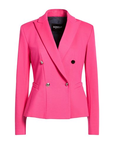 Dondup Woman Blazer Fuchsia Size 6 Viscose, Polyamide, Elastane In Pink