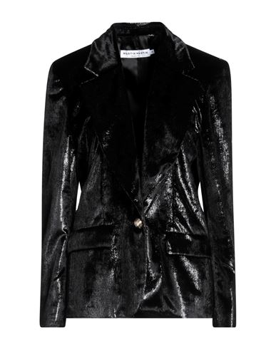 Martin Martin Woman Blazer Black Size 8 Viscose, Polyester