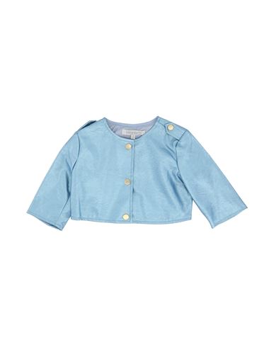 Loredana Babies'  Toddler Girl Blazer Sky Blue Size 4 Polyester, Polyurethane