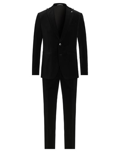 Angelo Nardelli Man Suit Black Size 42 Cotton