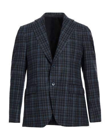 Angelo Nardelli Man Suit Jacket Navy Blue Size 42 Virgin Wool