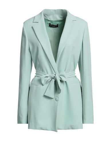 Shop Moonshine Milano Woman Blazer Light Green Size 16 Polyester, Elastane