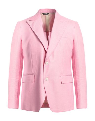 Brian Dales Man Blazer Pink Size 40 Linen, Polyamide