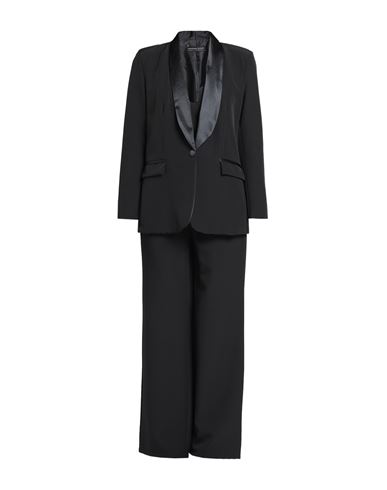 Vanessa Scott Woman Suit Black Size S Polyester, Elastane
