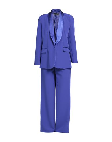 Vanessa Scott Woman Suit Bright Blue Size S Polyester, Elastane