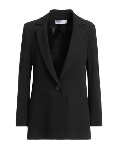 Kaos Woman Blazer Black Size 6 Polyester, Viscose, Elastane