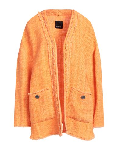 Pinko Woman Blazer Orange Size 8 Cotton
