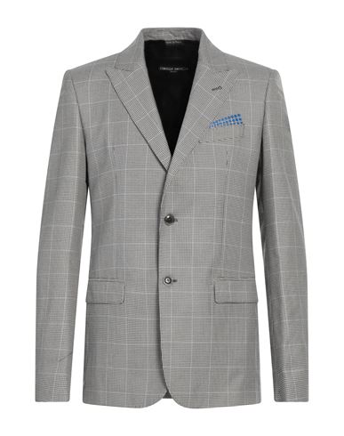 Frankie Morello Man Blazer Light Grey Size 38 Polyester, Viscose