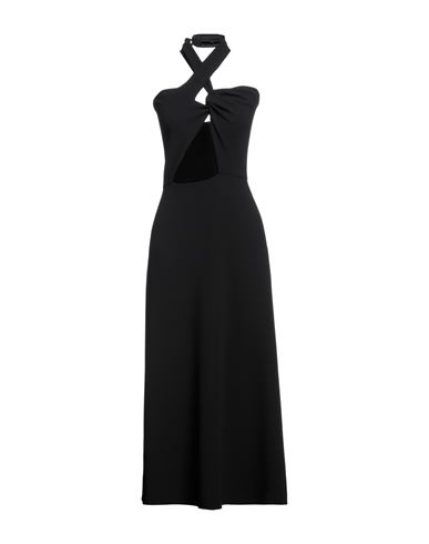 Magda Butrym Woman Maxi Dress Black Size 6 Wool, Elastane