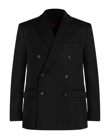 424 Fourtwofour Man Suit Jacket Black Size 40 Virgin Wool