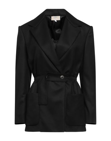 Drumohr Woman Suit Jacket Black Size 8 Virgin Wool