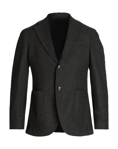 Mp Massimo Piombo Man Blazer Dark Green Size 38 Wool, Polyester, Nylon