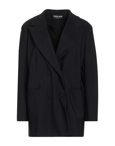 Shop Chiara Boni La Petite Robe Woman Blazer Black Size 10 Polyamide, Elastane