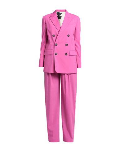 Dsquared2 Woman Suit Magenta Size 4 Polyester, Virgin Wool, Elastane