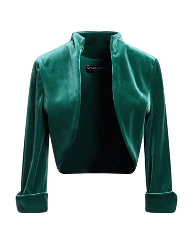 Shop Chiara Boni La Petite Robe Woman Jacket Emerald Green Size 8 Polyester, Polyamide, Elastane