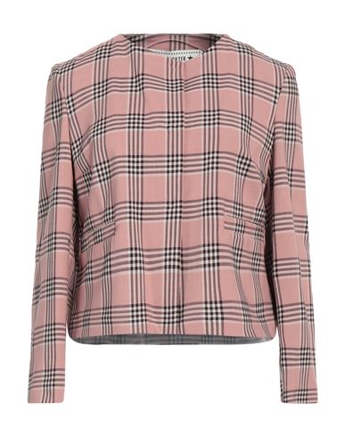 Shirtaporter Woman Blazer Pink Size 8 Wool, Polyester, Elastane