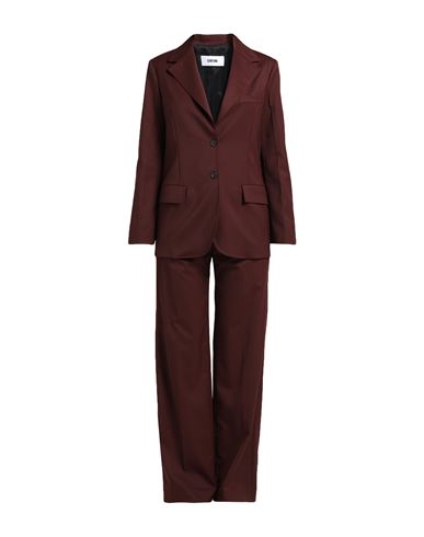 Mauro Grifoni Grifoni Woman Suit Burgundy Size 8 Polyester, Virgin Wool, Elastane In Red