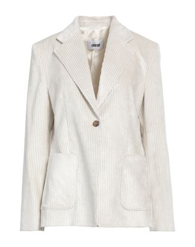 Mauro Grifoni Woman Suit Jacket Off White Size 10 Cotton, Viscose