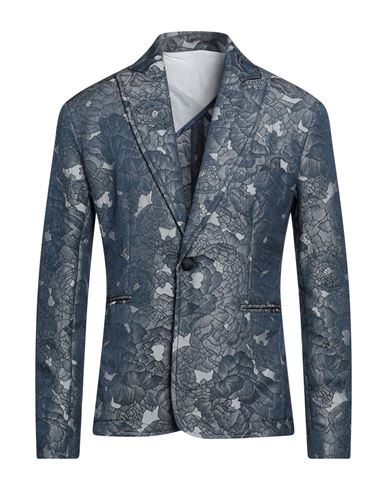 Shop Neill Katter Man Blazer Navy Blue Size 40 Polyester, Polyamide
