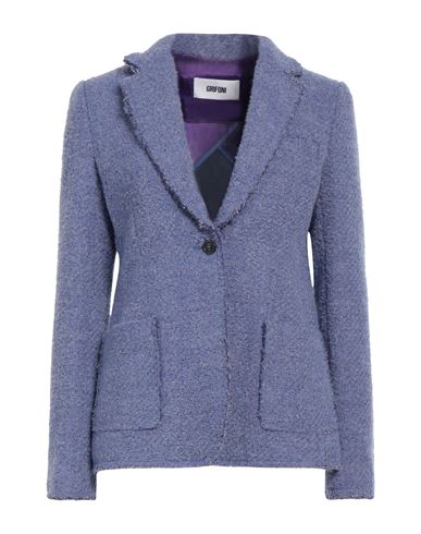 Mauro Grifoni Woman Suit Jacket Lilac Size 4 Acrylic, Cotton, Polyester, Textile Fibers In Purple