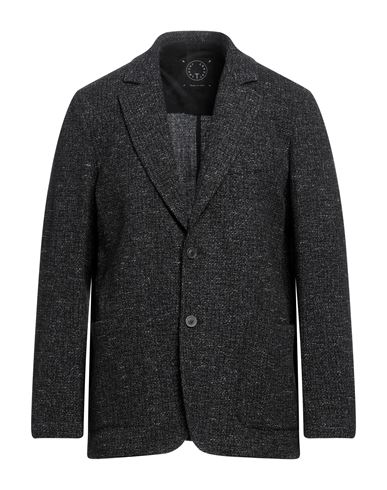 T-jacket By Tonello Man Blazer Black Size M Virgin Wool, Viscose, Cotton, Polyamide, Elastane