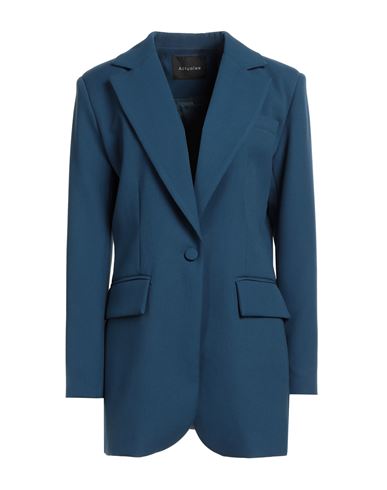 Shop Actualee Woman Blazer Navy Blue Size 8 Polyester, Rayon, Elastane