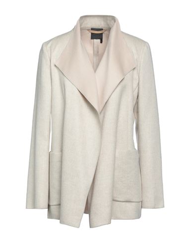 Agnona Woman Suit Jacket Beige Size 6 Cashmere