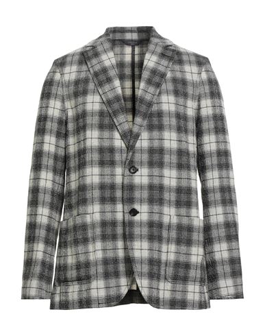 Circolo 1901 Man Blazer Ivory Size 40 Virgin Wool, Polyamide, Elastane In Black