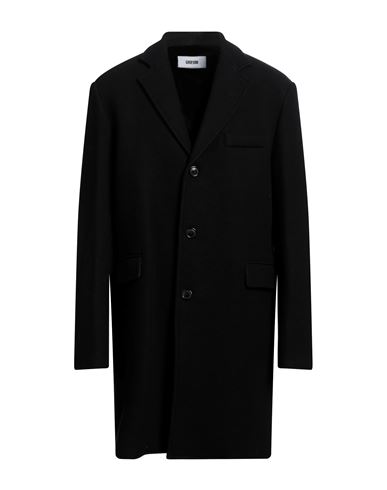 Mauro Grifoni Man Coat Black Size 42 Virgin Wool, Recycled Polyacrylic, Cashmere